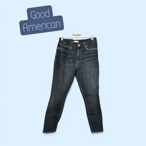 Good American Skinny Leg Denim size 14/32 Dark Wash